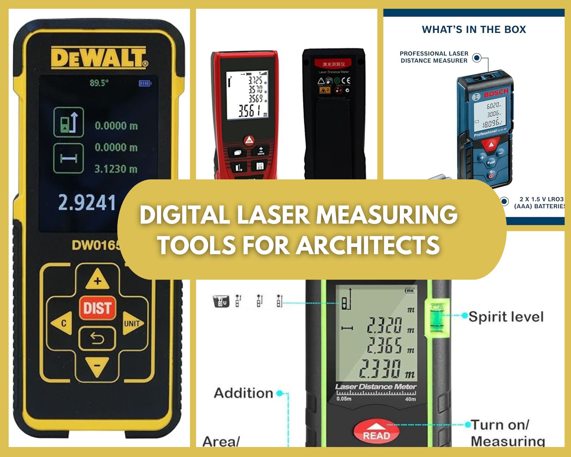 Shop The 10 Best Digital Laser Measuring Tools for Architects